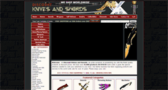 Desktop Screenshot of discountknivesandswords.com